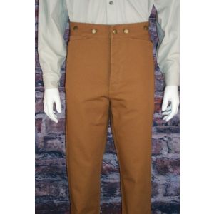 Organic cotton canvas trousers Woman Brown  TWINSET Milano