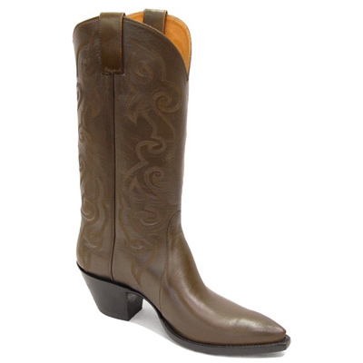 (image for) Gallegos Triad Smooth Leather Cowboy Boots