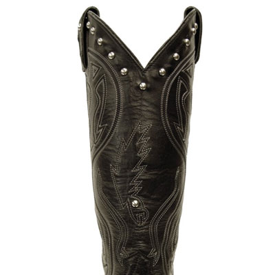 (image for) Hawk Eye Smooth Leather Cowboy Boots