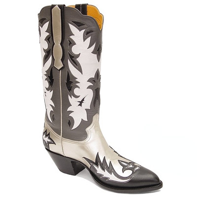 (image for) Kaleidoscope Handmade Leather Cowboy Boot