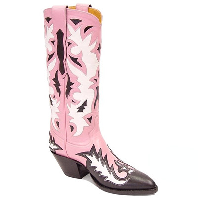 (image for) Kaleidoscope Handmade Leather Cowboy Boot