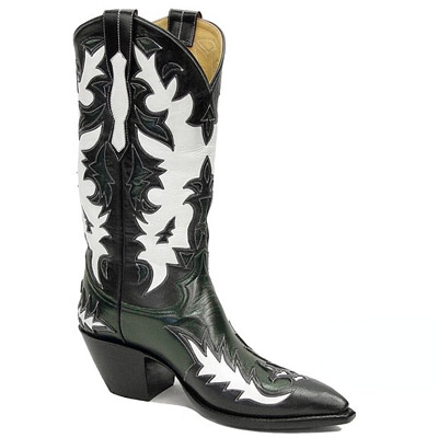 (image for) Kaleidoscope Handmade Leather Cowboy Boot