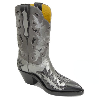 (image for) Kaleidoscope Handmade Leather Cowboy Boot