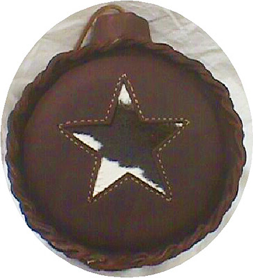 (image for) Lone Star Leather Covered Old West Two Quart Canteen