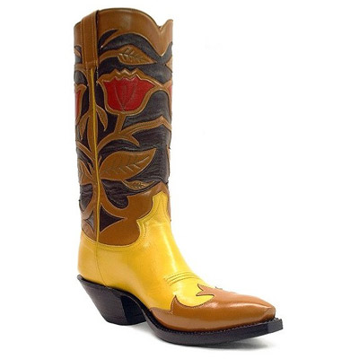(image for) Morning Glory Leather Cowboy Boots