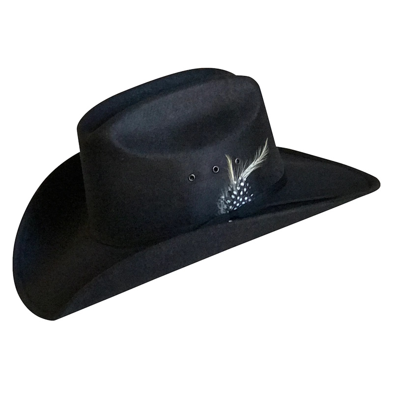 (image for) Black Ultra-Felt Western Cowboy Hat