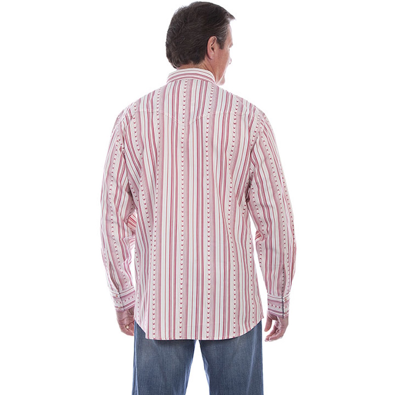 (image for) Cotton Snap Front Shirt Stars & Stripes Long Sleeve