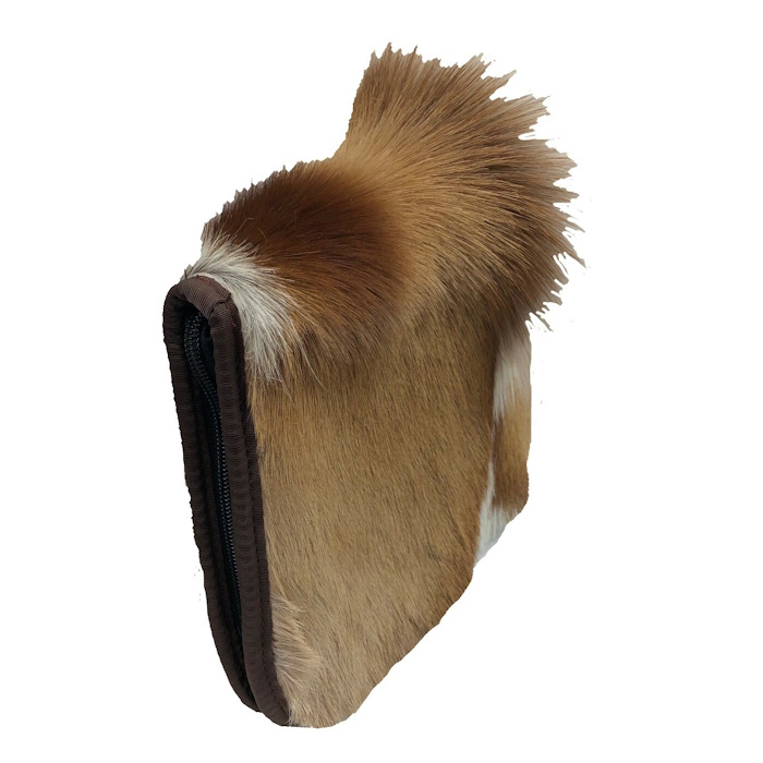 (image for) Pistol Case Hair On Springbok Antelope Hide 13 x 9 Large