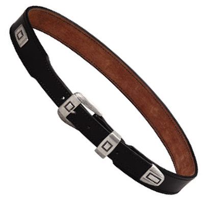 1 1/2" Leather Chissa Concho Belt (image for) 1 1/2" Leather Chissa Concho Belt