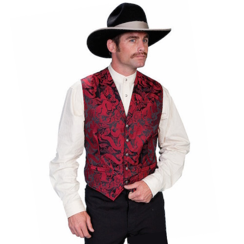 (image for) Western Classic Dragon Vest with Notched Lapels